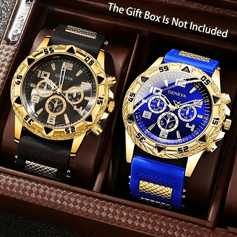 Luxury Watch Under 20000 - 2個セットのトレンディで最新のエレガントなファッショナブルなクォーツ時計、バレンタインデー、イースター、誕生日に友人や家族への理想的な贈り物。