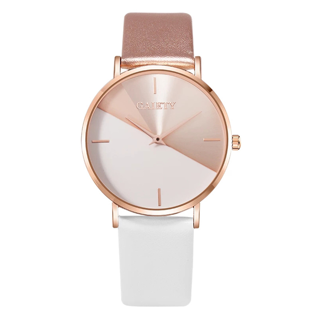 Luxury Watch For Girls - レディースレザーウォッチ,トップブランド,レディースウォッチ,ラグジュアリーデザイン,エレガント,ミックスカラー,シンプル,ファッショナブル