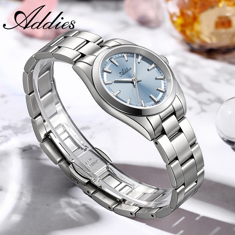 Luxury Watch Travel Case - ADDIES サファイアクリスタル女性用腕時計新しい高級ステンレス鋼 BGW9 超発光 50 メートル防水スポーツビジネスレディース腕時計