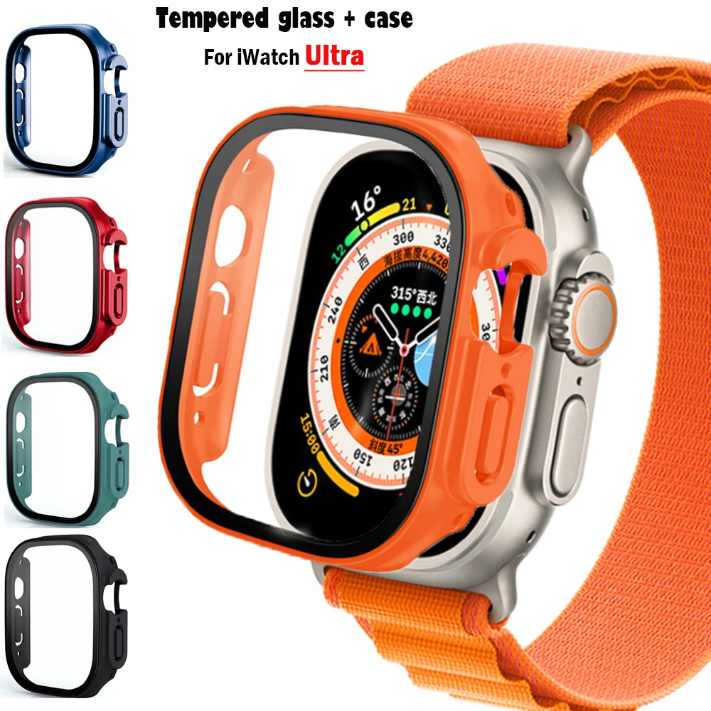 Luxury Watch Apple Bands - ガラス + ケース Apple Watch ウルトラ