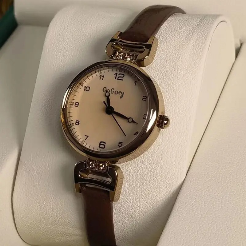 ホット販売クラシックレディース腕時計ファッションアラビア数字 - Luxury Watch With Leather Strap のレビューと価格