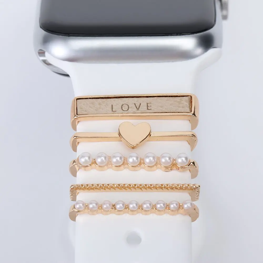装飾的なシリコンブレスレット,あなたのアップルウォッチのため - Luxury Watch Apple Bands のレビューと価格