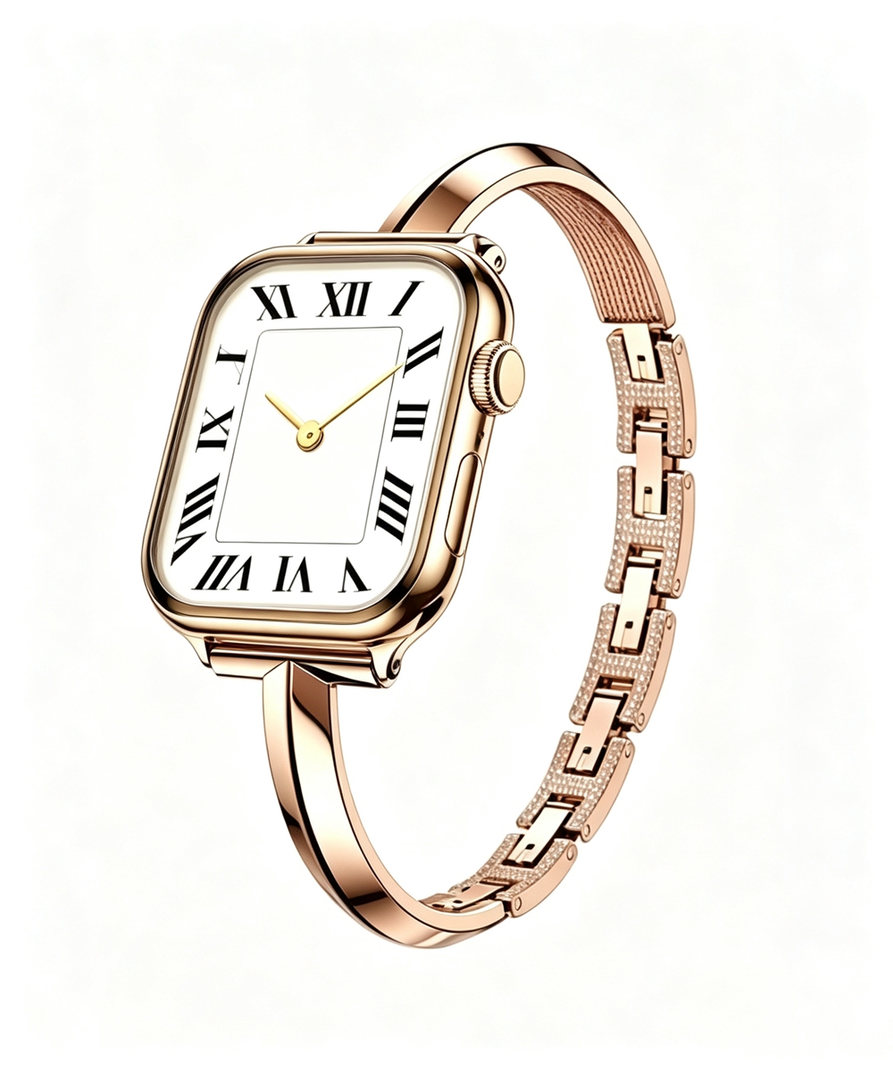 Apple Watch用高級ステンレススチール製ブレスレット - Luxury Watch Apple Bands のレビューと価格