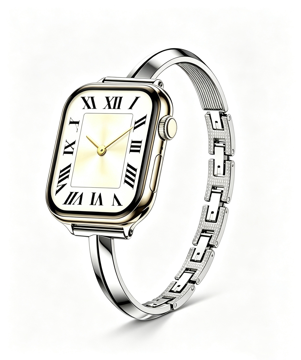 Apple Watch用高級ステンレススチール製ブレスレット - Luxury Watch Apple Bands のレビューと価格