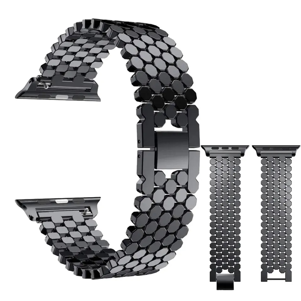 ステンレス鋼ストラップ Apple Watch バンド 45 - Luxury Watch Apple Bands のレビューと価格