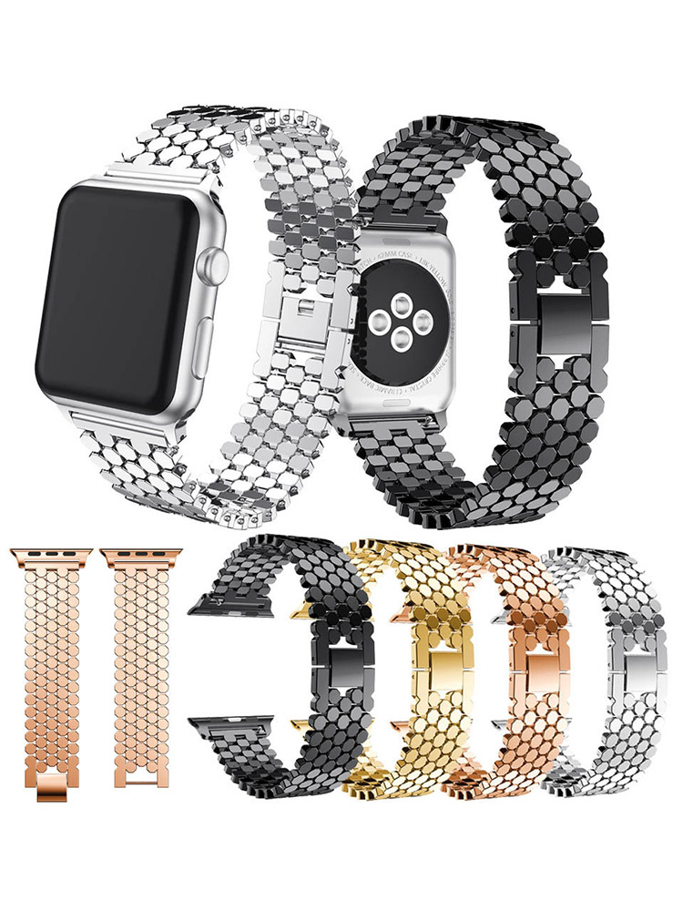 ステンレス鋼ストラップ Apple Watch バンド 45 - Luxury Watch Apple Bands のレビューと価格