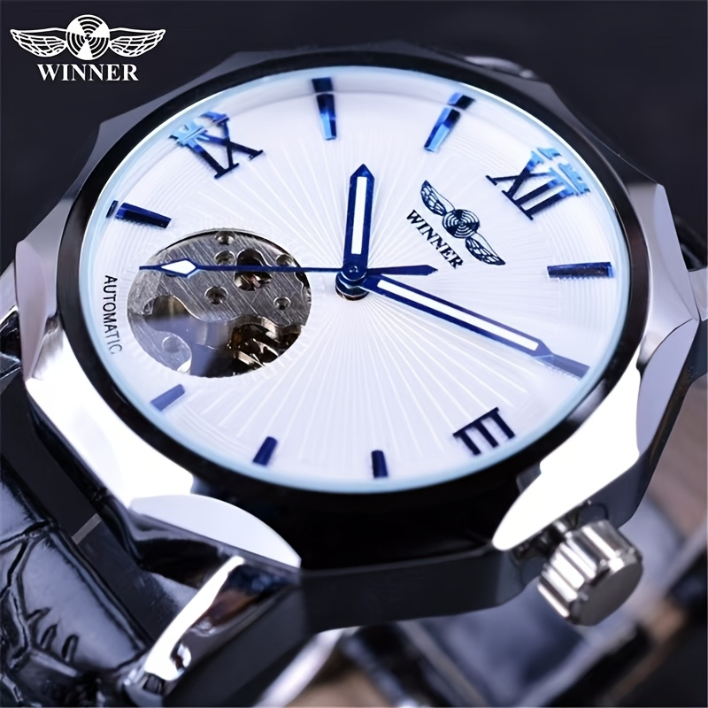 クラシックなデザインの、中空加工を施した自動巻き機械式腕時計 - Luxury Watch Name Brands のレビューと価格