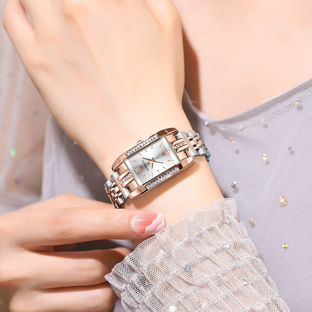 Crrju-女性のための完全なダイヤモンドクォーツ時計、高級 - Luxury Watch Square のレビューと価格