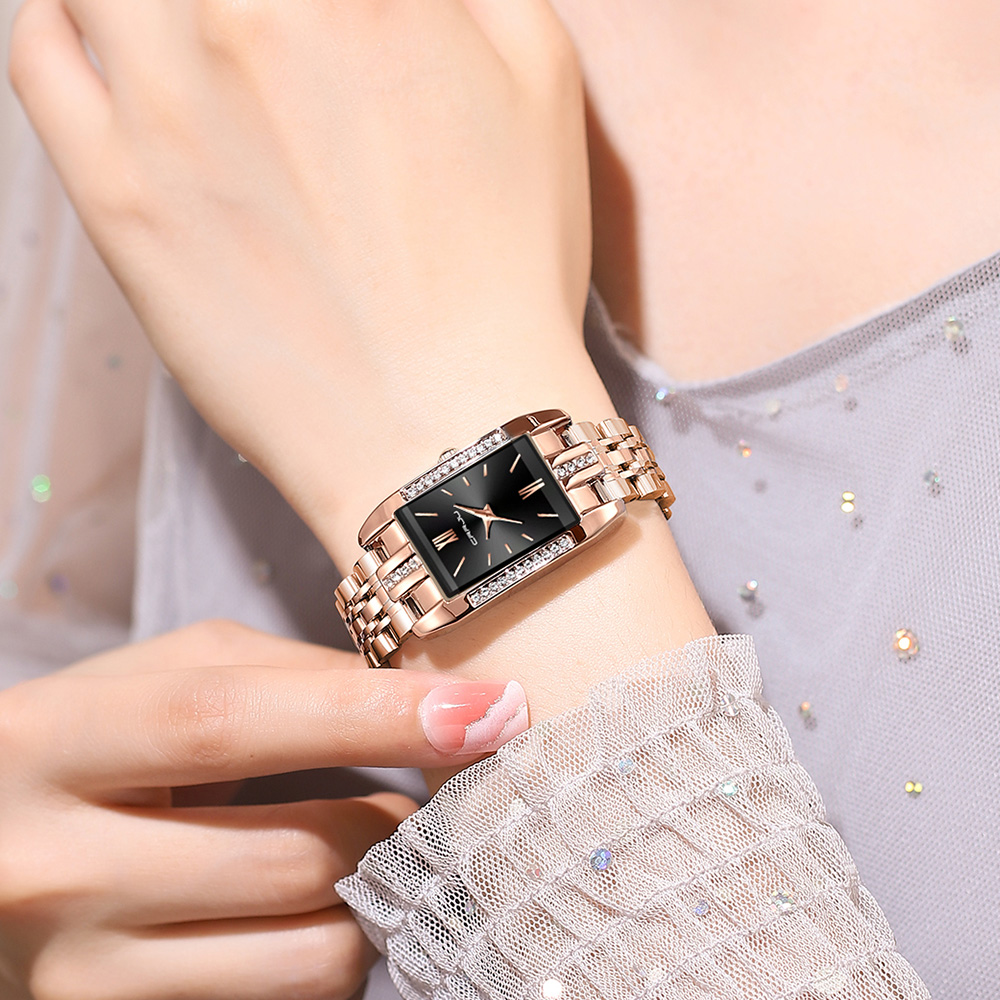 Crrju-女性のための完全なダイヤモンドクォーツ時計、高級 - Luxury Watch Square のレビューと価格