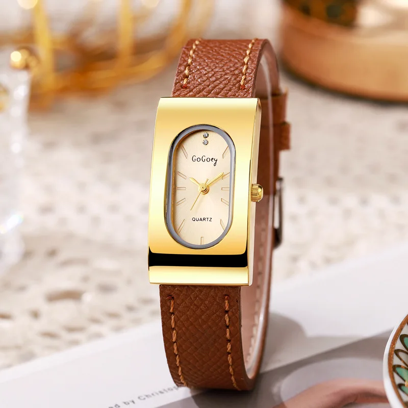 高級レディースブランドの女性の腕時計ファッション長方形ダイヤ - Luxury Watch Square のレビューと価格