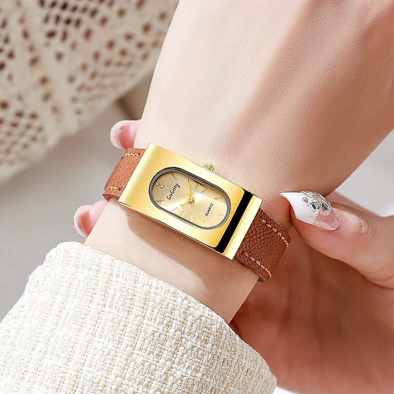 高級レディースブランドの女性の腕時計ファッション長方形ダイヤ - Luxury Watch Square のレビューと価格