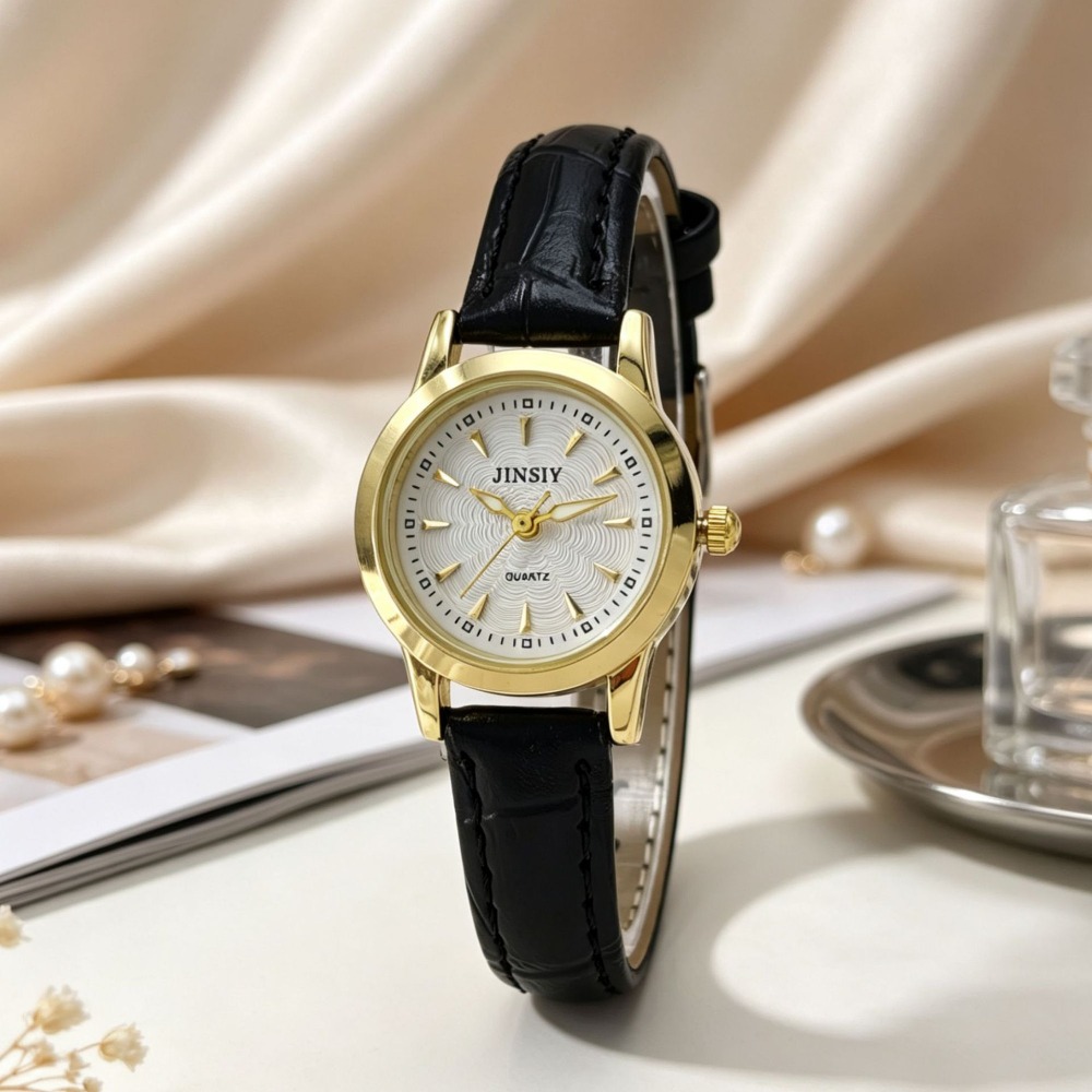 ファッションレザーストラップクォーツ時計高級女性腕時計ギフト - Luxury Watch With Leather Strap のレビューと価格