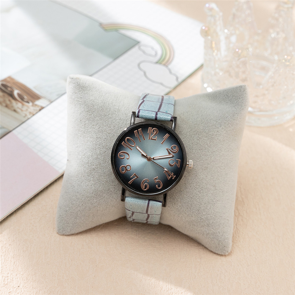 女性のためのヴィンテージクォーツ時計,カジュアルな市松模様の - Luxury Watch With Leather Strap のレビューと価格