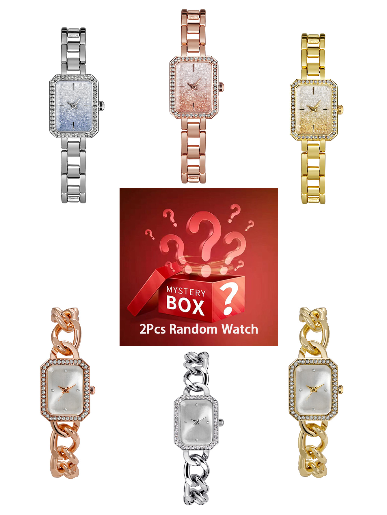 2個入り レディース腕時計 ミステリーボックス ランダム発送 - Luxury Watch Square のレビューと価格