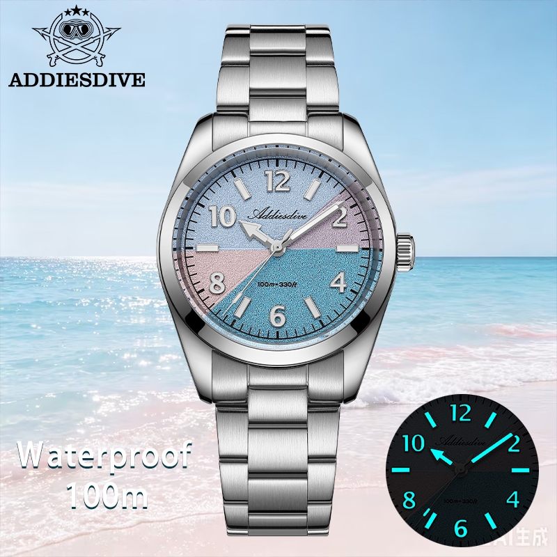 ADDIESDIVE サファイアガラス時計女性の新しい高級  - Luxury Watch Travel Case のレビューと価格