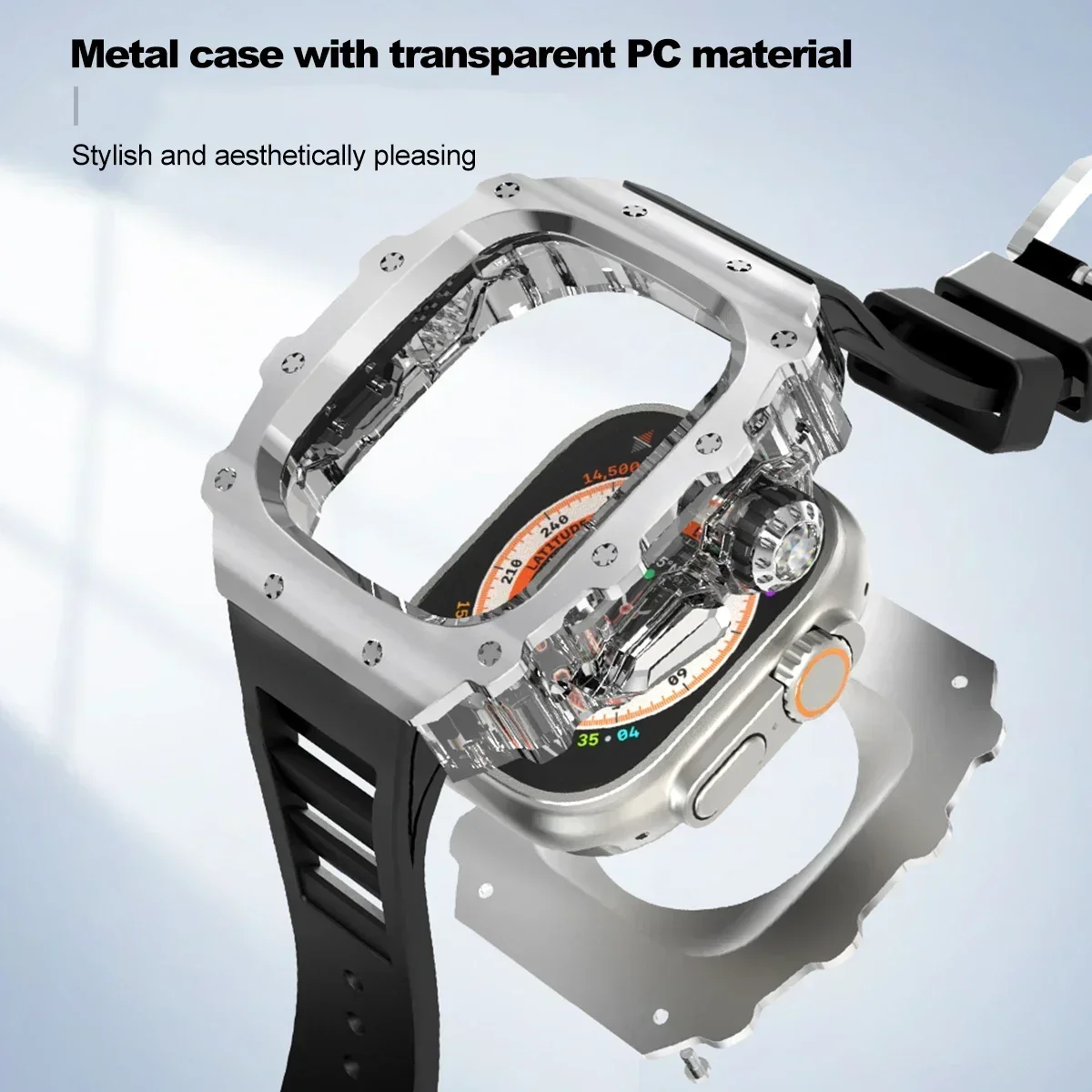 Apple Watch Ultra 2用の高級改造キット,ス - Luxury Watch Apple Bands のレビューと価格
