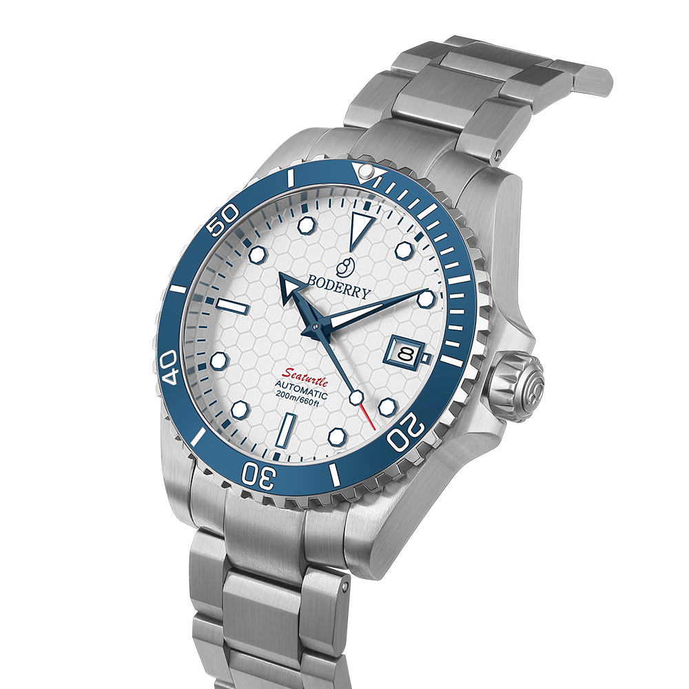 ボデリー チタン ダイバーズウォッチ 自動巻き機械式腕時計  - Titanium Sport Watch のレビューと価格