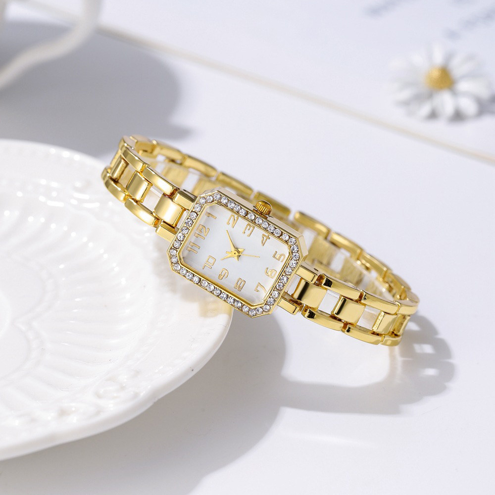 女性のための高級クォーツ時計,ステンレス鋼のブレスレット,シ - Luxury Watch Square のレビューと価格