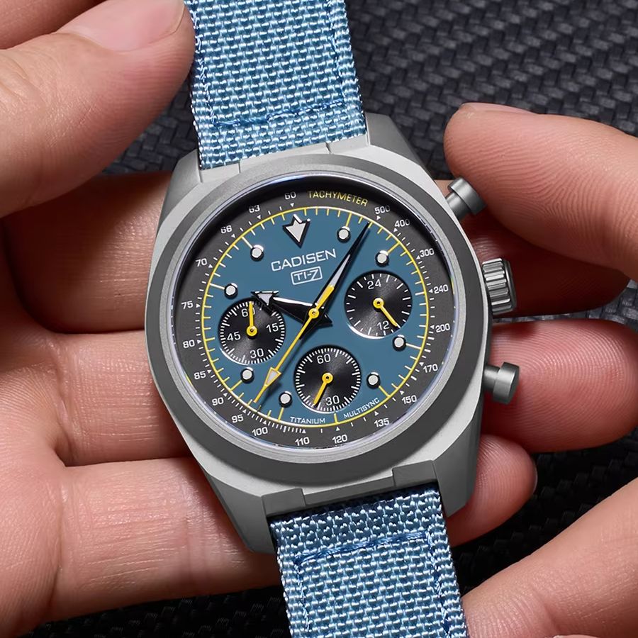 CADISEN チタン TI-7 マルチシンク ニュームーン - Titanium Sport Watch のレビューと価格