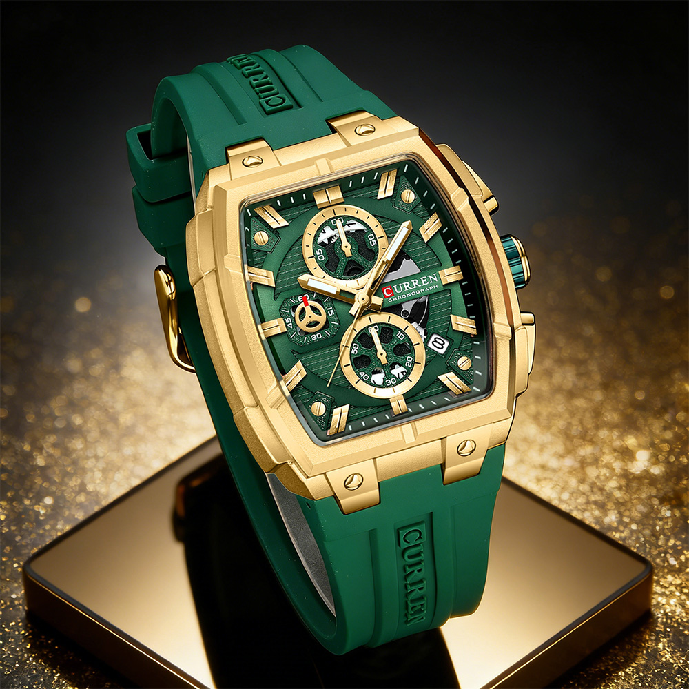 CURREN 高級ヴィンテージ腕時計 メンズ スポーツ クロ - Luxury Watch Safe のレビューと価格