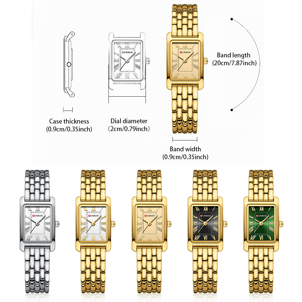CURREN 高級レディースファッションクォーツ腕時計 シン - Luxury Watch Square のレビューと価格