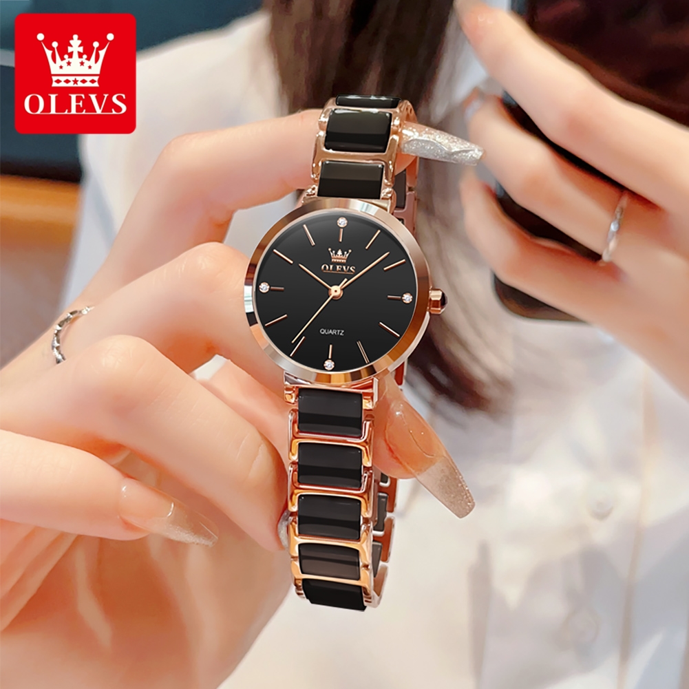 OLEVSレディース腕時計5877高級エレガントクォーツ腕時 - Luxury Watch Travel Case のレビューと価格