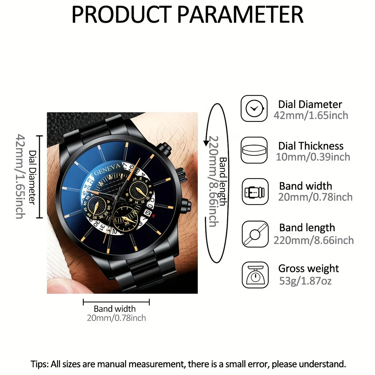 3個/1個入りメンズファッションクォーツ腕時計セット、ステン - Luxury Watch Under 20000 のレビューと価格