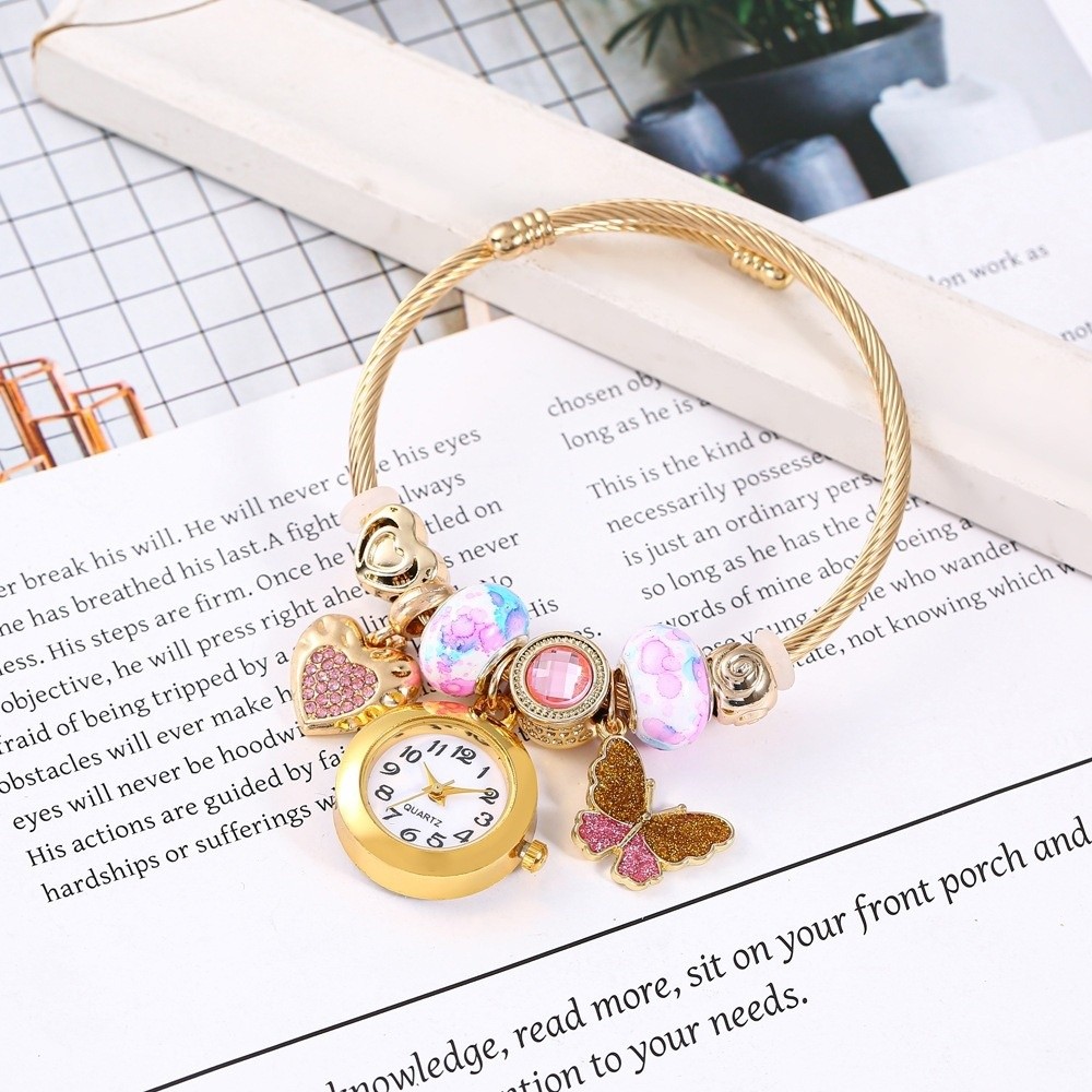 トレンディな調節可能な女性用ブレスレットウォッチ、エレガント - Luxury Watch With Leather Strap のレビューと価格