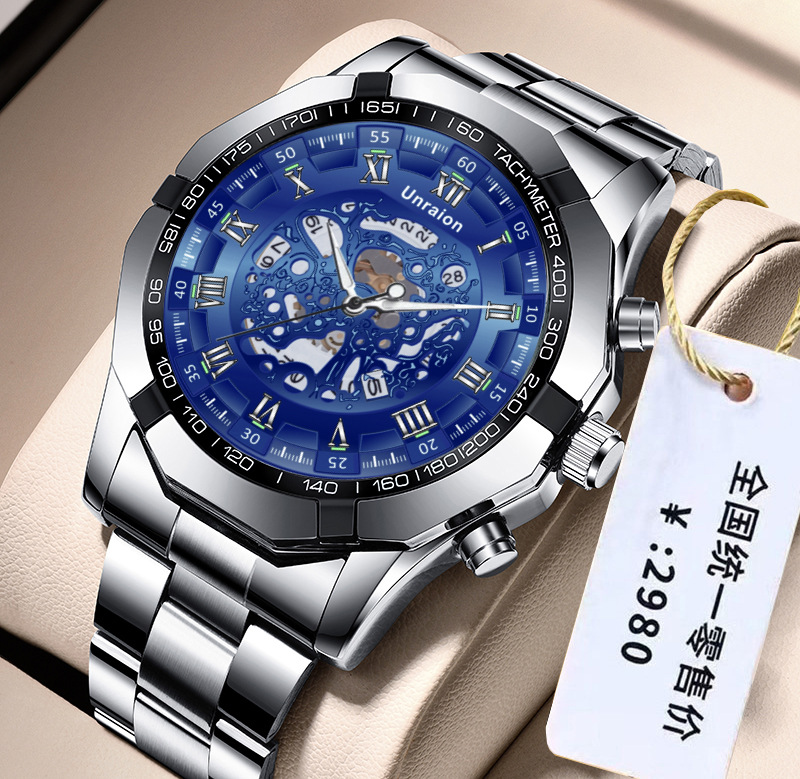 全自動ムーブメントウォッチ、メンズカレンダー、防水夜光ビジネ - Luxury Watch Under 20000 のレビューと価格