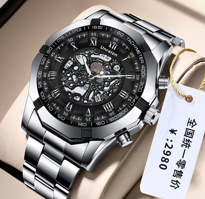 全自動ムーブメントウォッチ、メンズカレンダー、防水夜光ビジネ - Luxury Watch Under 20000 のレビューと価格