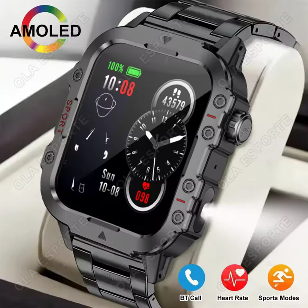 新型LEDメンズスマートウォッチ Bluetooth通話機能 - Titanium Sport Watch のレビューと価格