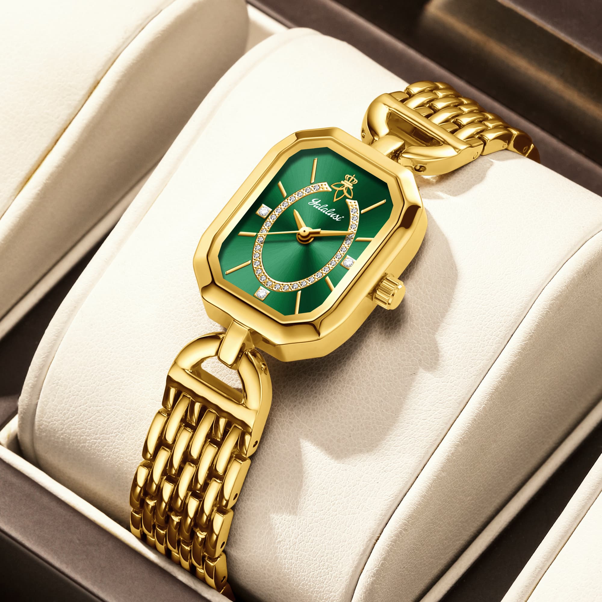 YaLaLuSi レトロなスクエアフェイス、手頃な価格のラグ - Luxury Watch Square のレビューと価格