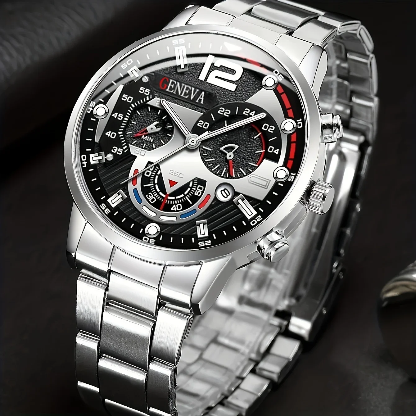 2個セットのおしゃれなクォーツ腕時計、日付表示付きビジネスス - Luxury Watch Under 20000 のレビューと価格