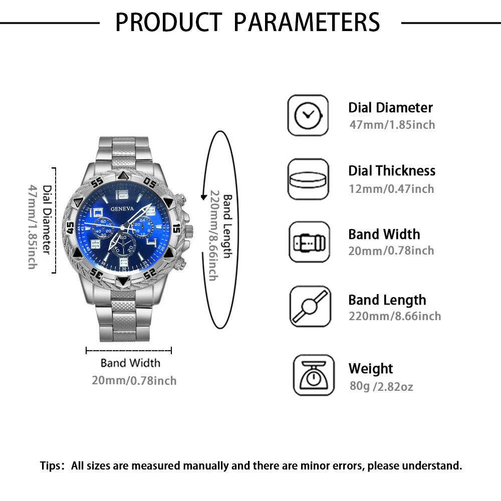6点セットのメンズプレミアム腕時計セット、ビジネスカジュアル - Luxury Watch Under 20000 のレビューと価格