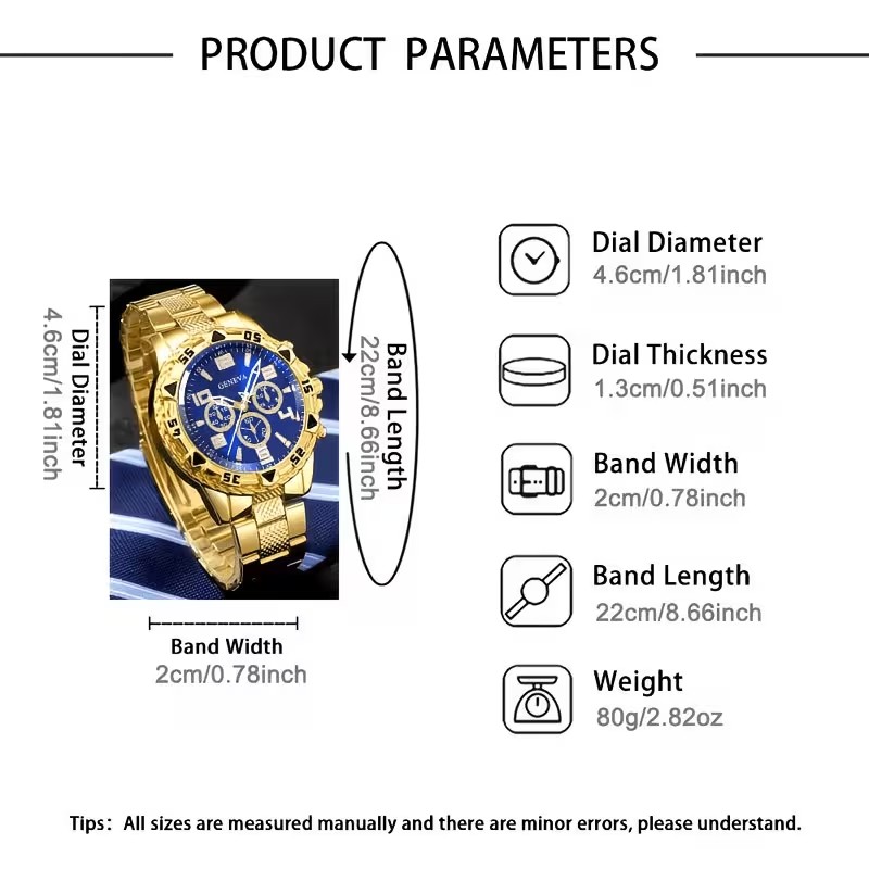 メンズファッションラグジュアリーラウンドクォーツ腕時計2個セ - Luxury Watch Under 20000 のレビューと価格