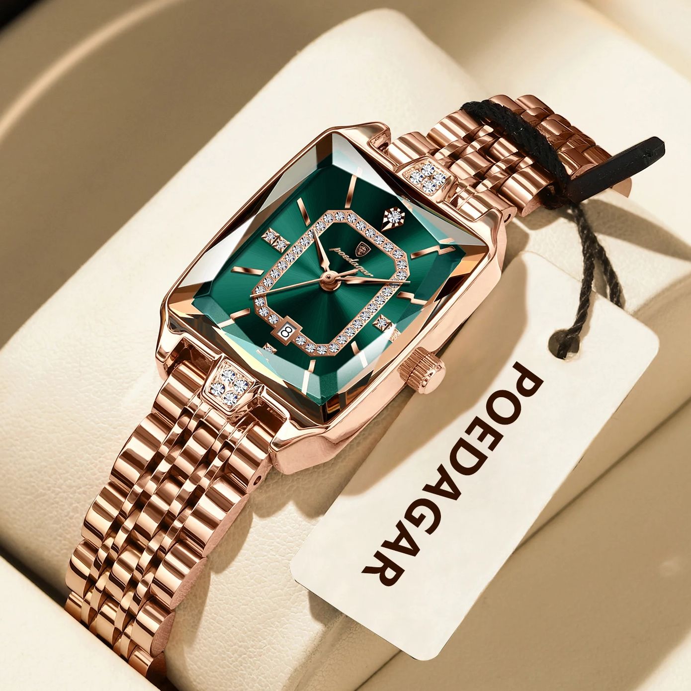POEDAGAR 高級婦人用腕時計 防水 日付表示 高品質  - Luxury Watch For Girls のレビューと価格