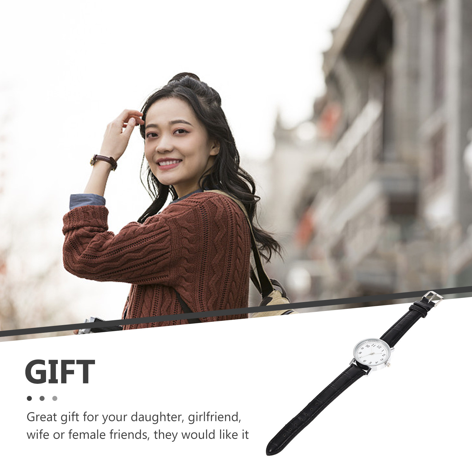 ファッショナブルな女性用クォーツ時計、精巧な作り、シンプルな - Luxury Watch For Girls のレビューと価格