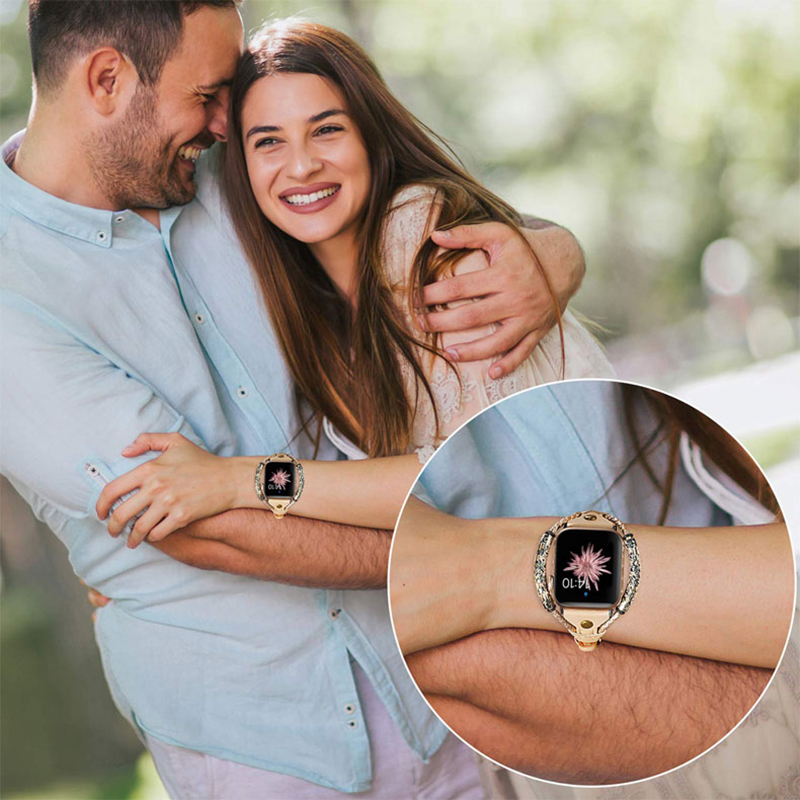 アップルウォッチ用本革ストラップ,40mm,44mm,49m - Luxury Watch Apple Bands のレビューと価格