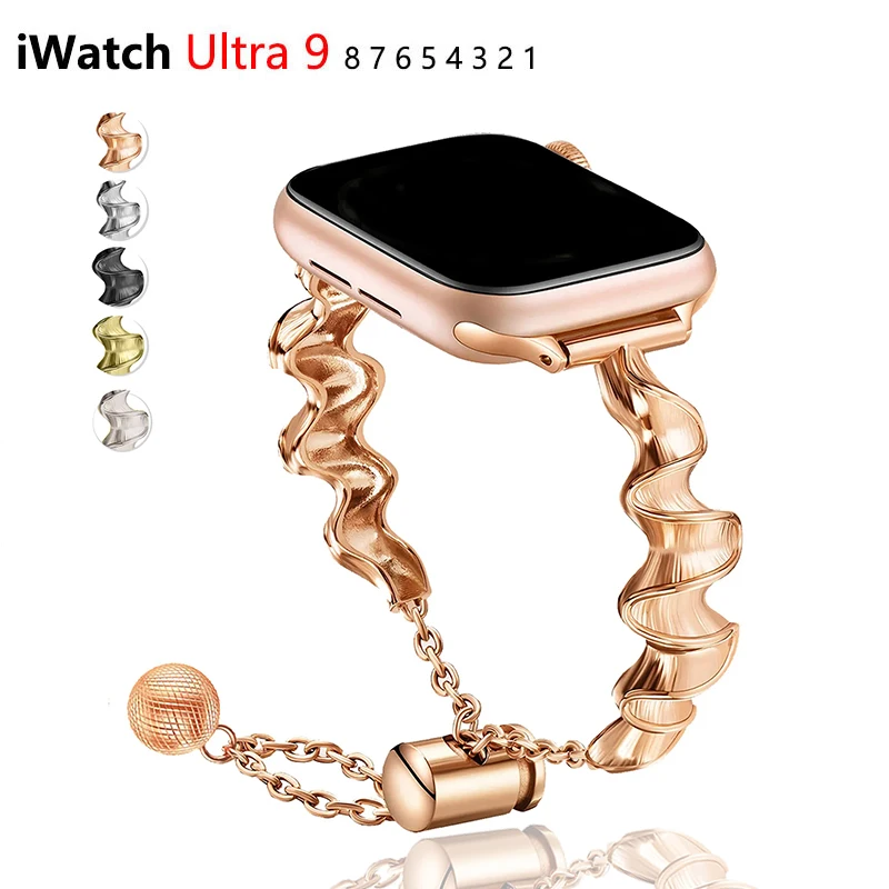 Apple Watch用ブレスレット,高級ジュエリーチェーン - Luxury Watch Apple Bands のレビューと価格