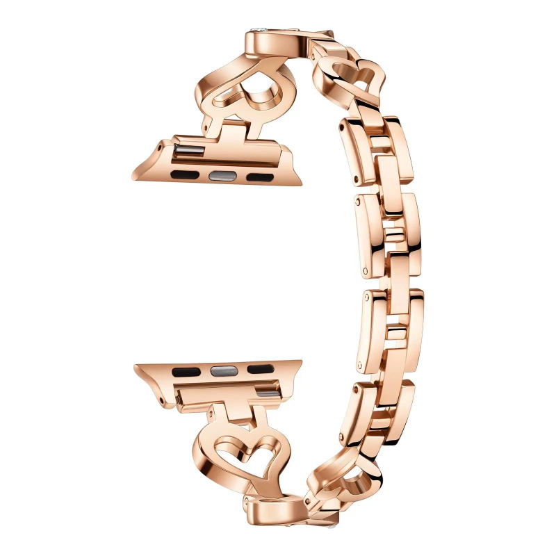 高級感あふれるローズゴールドのメタル製Apple Watch - Luxury Watch Apple Bands のレビューと価格