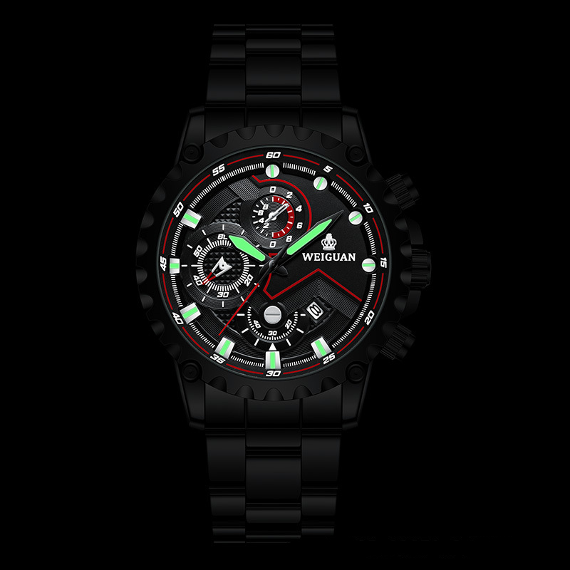 メンズ腕時計ブラックウォリアー本物のトレンディなステンレス鋼 - Luxury Watch Under 20000 のレビューと価格