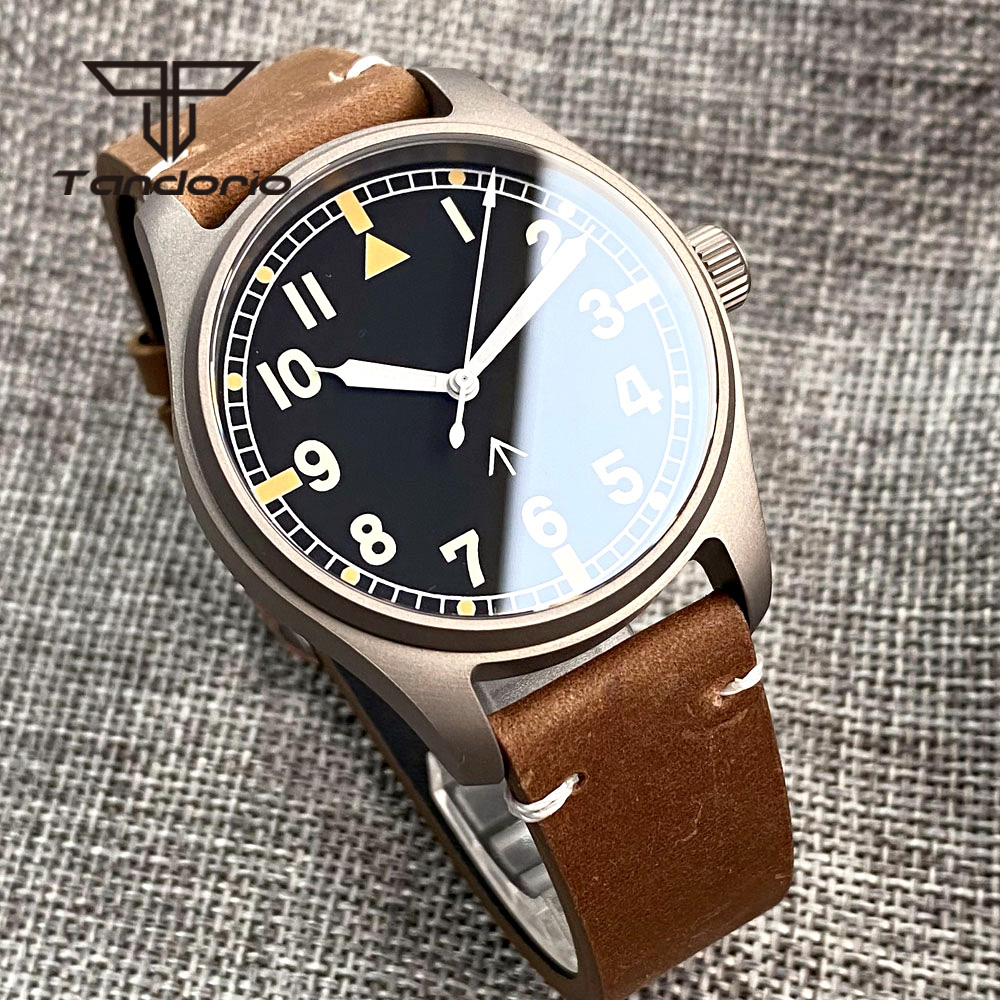 タンドリオ チタン NH35A 39 ミリメートル自動パイロ - Titanium Sport Watch のレビューと価格