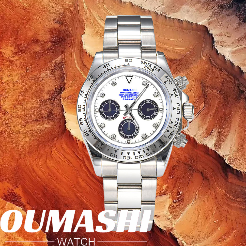 高級VK63腕時計 サファイアガラス 316Lステンレススチ - Luxury Watch With Leather Strap のレビューと価格