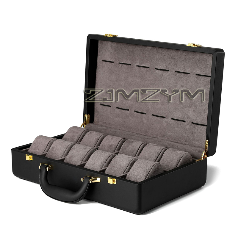 12スロット腕時計ボックス メンズ腕時計ケース 旅行用ロレッ - Luxury Watch Travel Case のレビューと価格