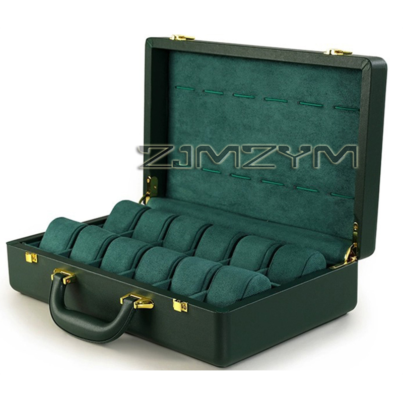 12スロット腕時計ボックス メンズ腕時計ケース 旅行用ロレッ - Luxury Watch Travel Case のレビューと価格